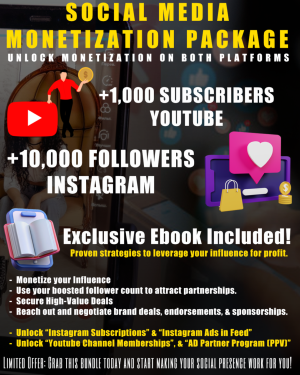 Social Media Monetization Package